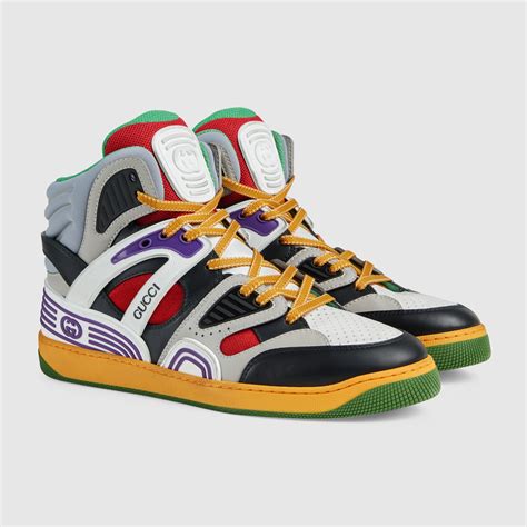 gucci basket sport sneakers|Gucci basket high top sneakers.